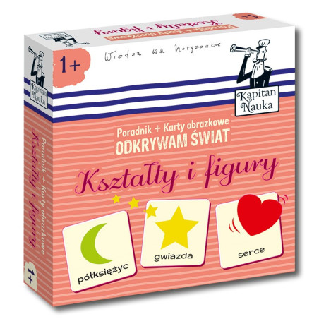 Odkrywam świat. Kształty i figury 1+ ( książeczka + karty obrazkowe )