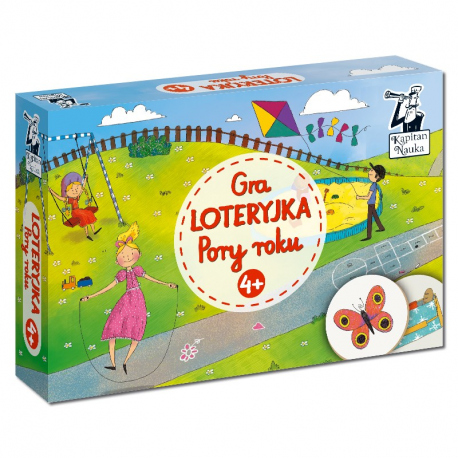 Kapitan Nauka. Gra Loteryjka.  Pory roku  4+ (plansze + żetony)
