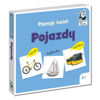 Kapitan Nauka. Poznaję świat. Pojazdy 2+
