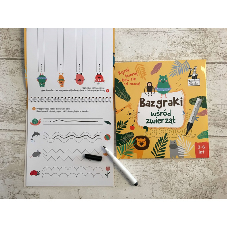 Kapitan Nauka. Bazgraki wśród zwierząt (3-6 lat) Kapitan Nauka. Bazgraki wśród zwierząt (3-6 lat)