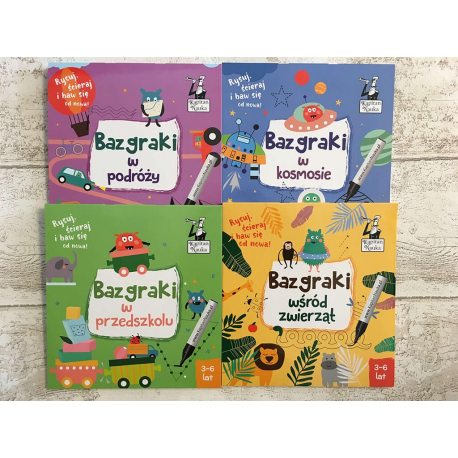 Kapitan Nauka. Bazgraki w przedszkolu (3-6 lat) Kapitan Nauka. Bazgraki w przedszkolu (3-6 lat)