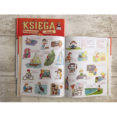 Księga hiszpańskich słówek (twarda okładka)