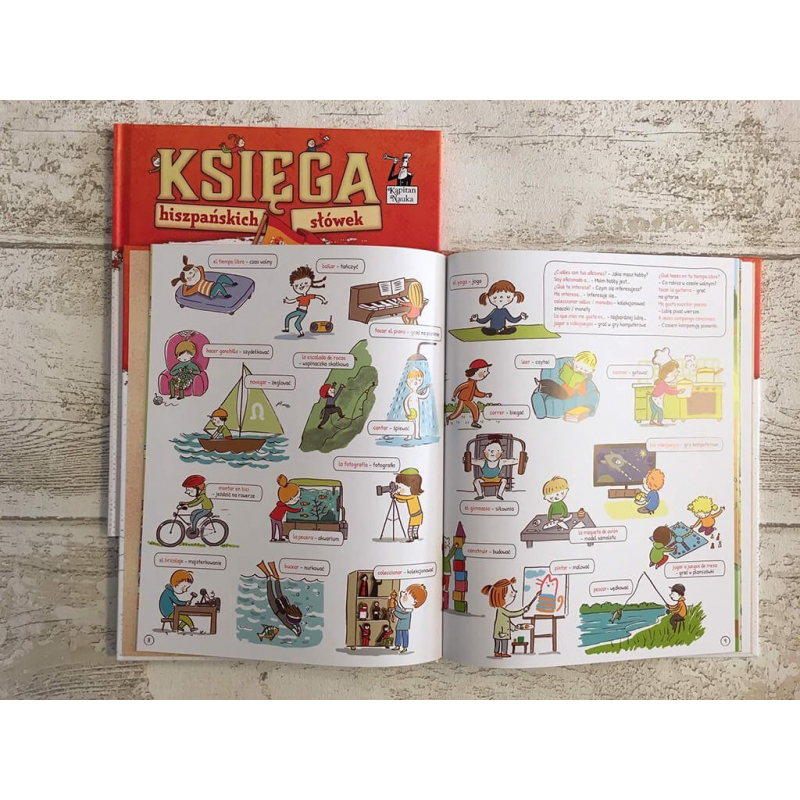 Kapitan Nauka. Księga hiszpańskich słówek (7+)