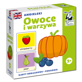 Angielski. Owoce i warzywa. Karty obrazkowe