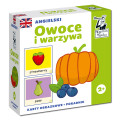 Angielski Owoce i warzywa. Karty obrazkowe dla dzieci 2+ z poradnikiem dla rodziców