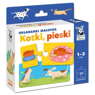 Kotki, pieski. Układanki malucha