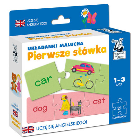 Angielski. Pierwsze słówka. Układanki malucha