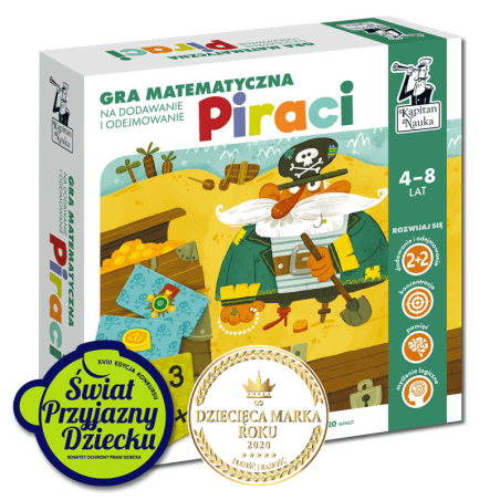 Piraci. Gra matematyczna na dodawanie i odejmowanie