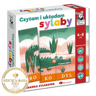Czytam i układam sylaby. Układanka sylabowa