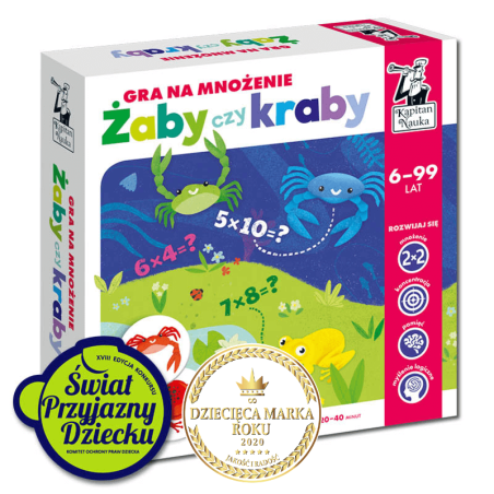 Żaby czy kraby? Gra matematyczna na mnożenie