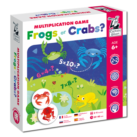 Frogs or Crabs? Multiplication Game. Captain Smart