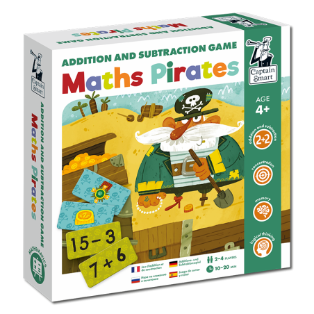 Maths Pirates. Addition and Subtraction Game. Captain Smart