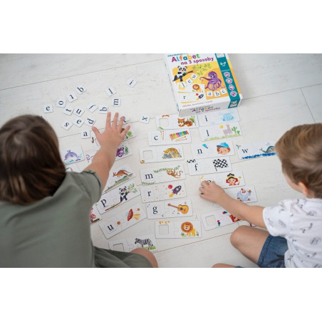 Alfabet na 3 sposoby. Gra edukacyjna