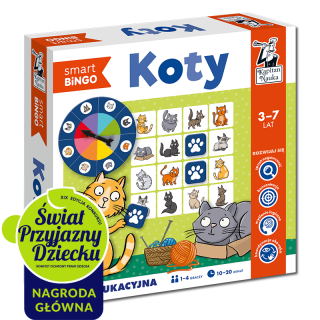 Koty. Smart Bingo. Gra edukacyjna