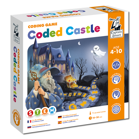 Coded Castle. Coding game. Captain Smart