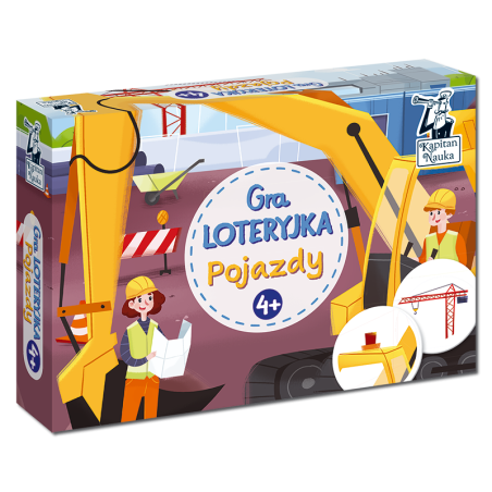 Pojazdy. Gra loteryjka