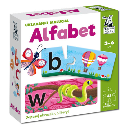 Alfabet. Układanki malucha