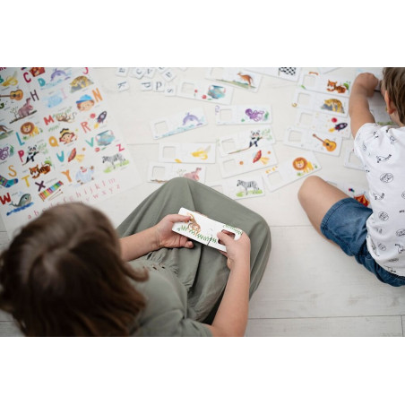 English Alphabet. Educational game. Captain Smart