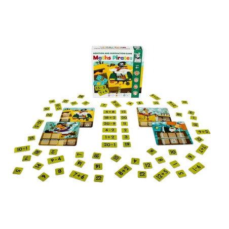 Maths Pirates. Addition and Subtraction Game. Captain Smart