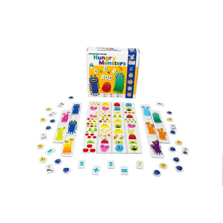 Hungry Monsters. Counting Game. Captain Smart