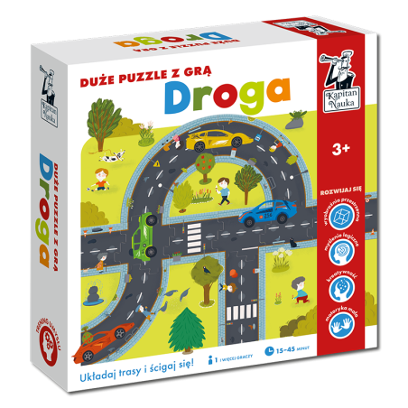 Droga. Duże puzzle z grą