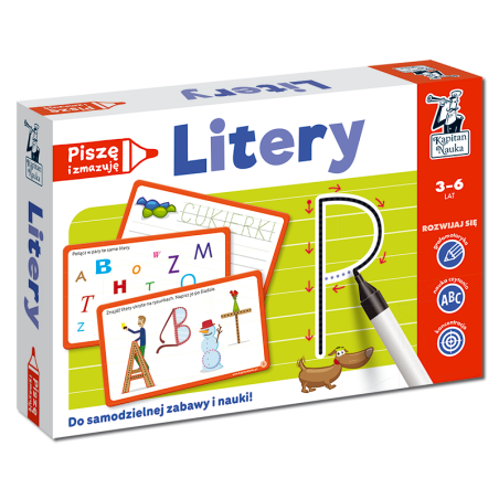Litery. Piszę i zmazuję