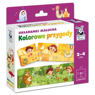 Kolorowe przygody. Układanki malucha