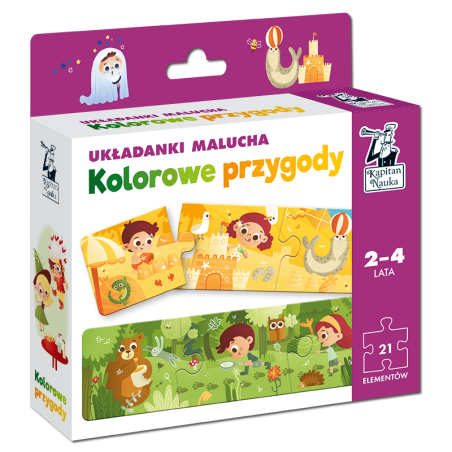 Kolorowe przygody. Układanki malucha