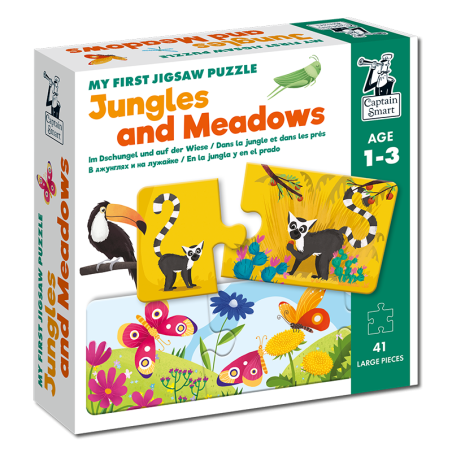 My First Jigsaw Puzzle Jungles and Meadows. Captain Smart