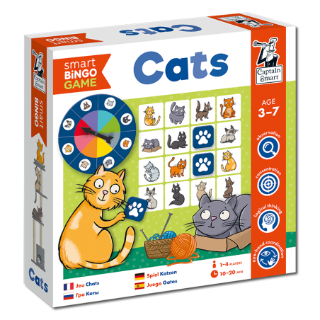 Cats. Smart Bingo. Captain Smart