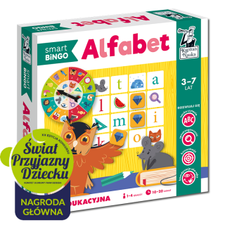 Alfabet. Smart Bingo. Gra edukacyjna