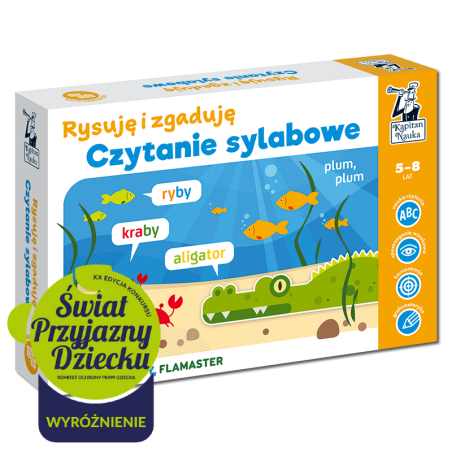 Czytanie sylabowe. Rysuję i zgaduję
