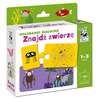 Znajdź zwierzę. Układanki malucha