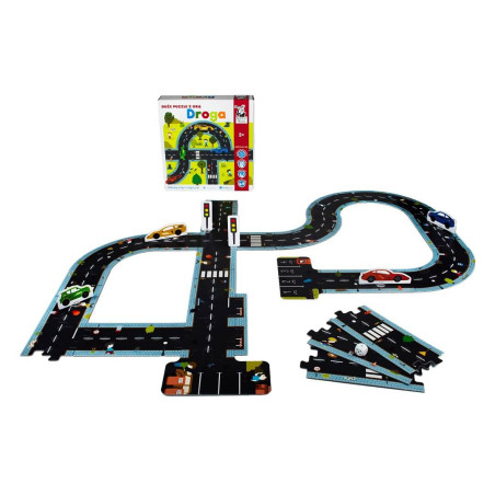 Roads. Jigsaw Puzzle & Game. Captain Smart
