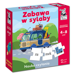 Zabawa w sylaby. Układanka edukacyjna