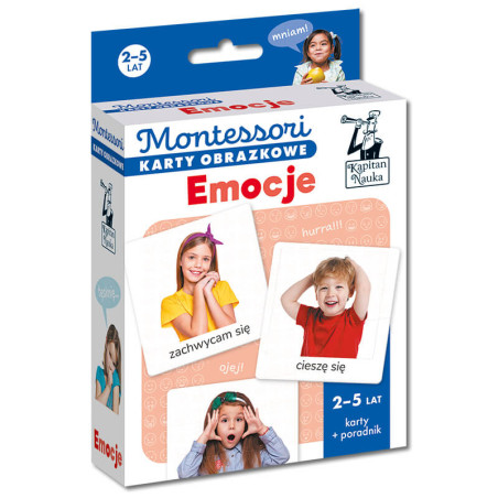 Montessori. Karty obrazkowe. Emocje