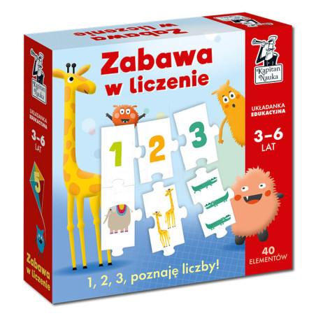 Zabawa w liczenie. Układanka edukacyjna