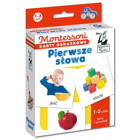 Montessori. Karty obrazkowe. Pierwsze słowa