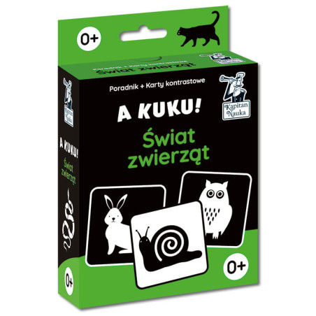 A kuku! Świat zwierząt. Poradnik + karty kontrastowe