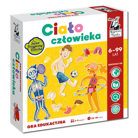 Ciało człowieka. Gra edukacyjna. Wydanie 2
