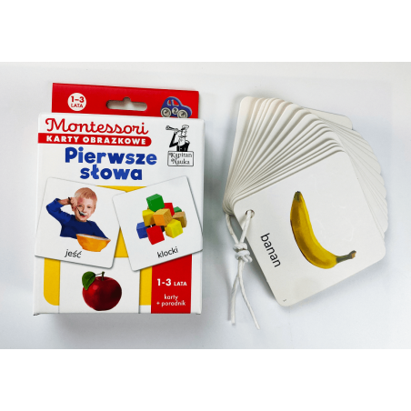 Montessori. Karty obrazkowe. Pierwsze słowa