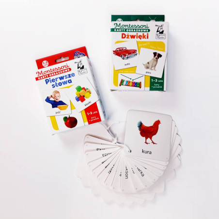 Pakiet Montessori (Pierwsze słowa i Dźwięki)