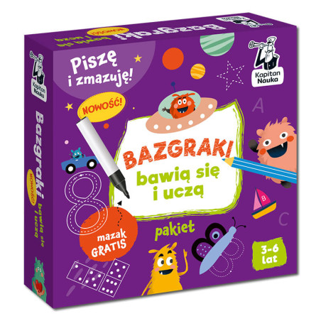 Bazgraki bawią się i uczą. Pakiet