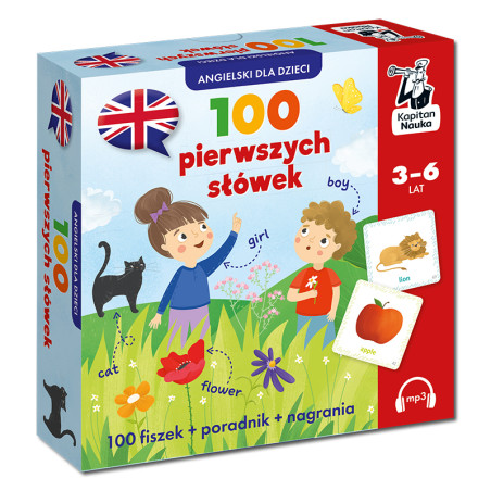 Angielski dla dzieci. 100 pierwszych słówek. Fiszki