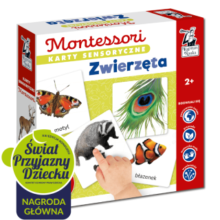 Montessori. Karty sensoryczne. Zwierzęta
