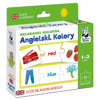 Angielski. Kolory. Układanki malucha