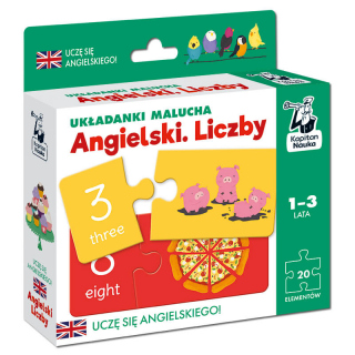 Angielski. Liczby. Układanki malucha
