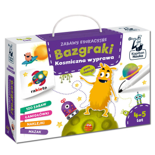 Zabawy edukacyjne. Bazgraki. Kosmiczna wyprawa