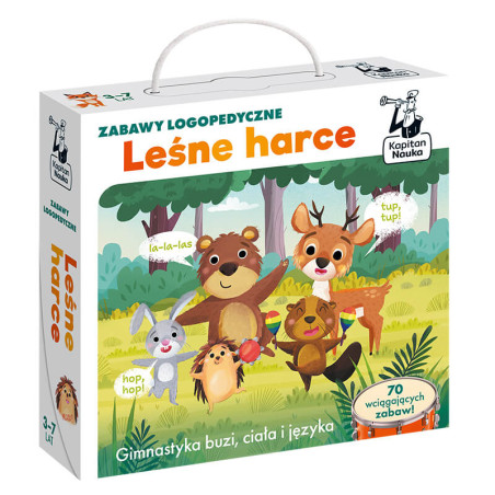 Leśne harce. Zabawy logopedyczne