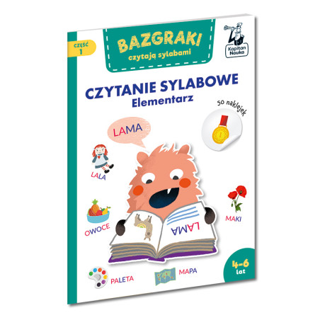 Bazgraki czytają sylabami. Czytanie sylabowe. Elementarz